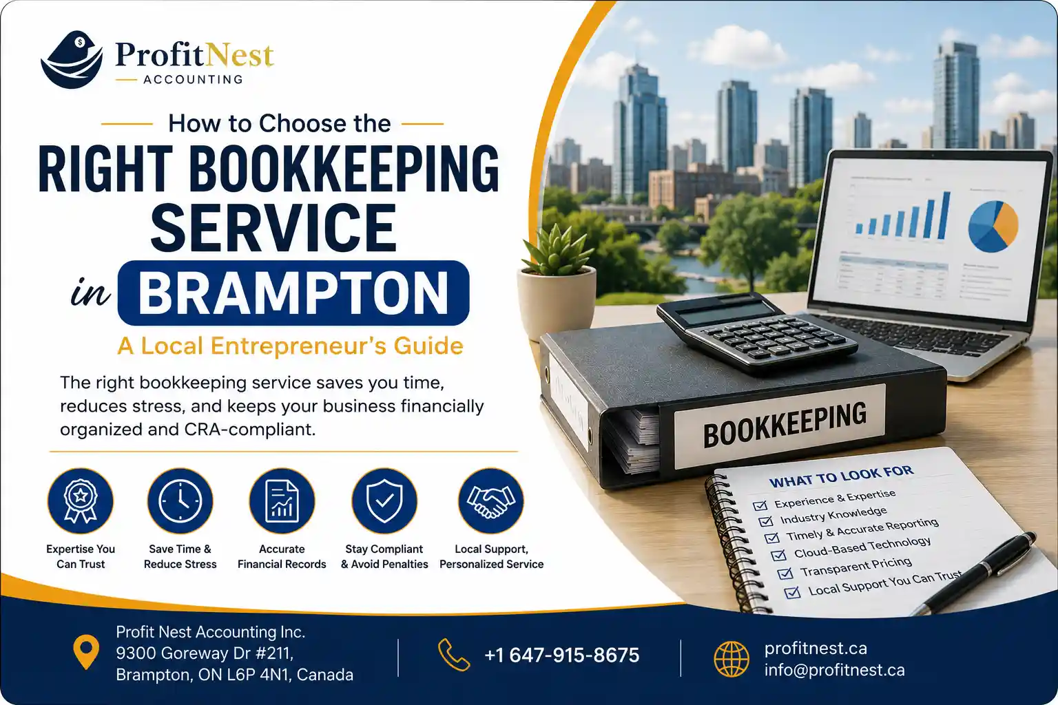 How to Choose the Right Bookkeeping Service in Brampton