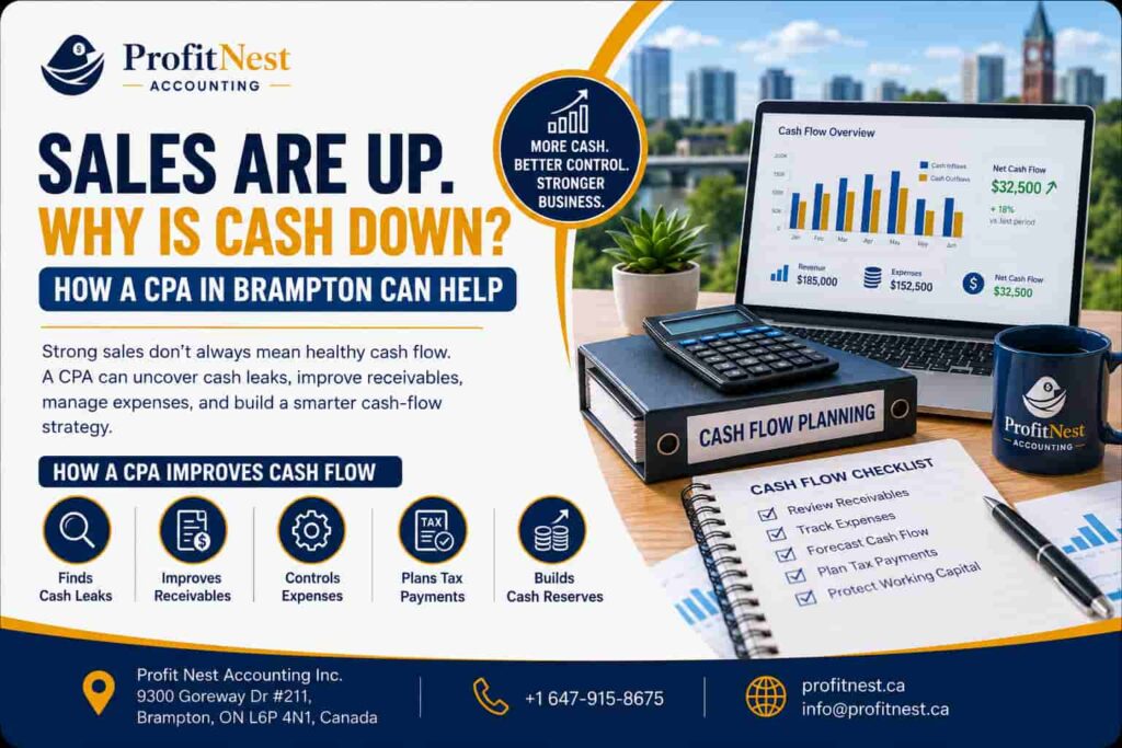 Cash Flow Breaks Down for Small Businesses in Brampton